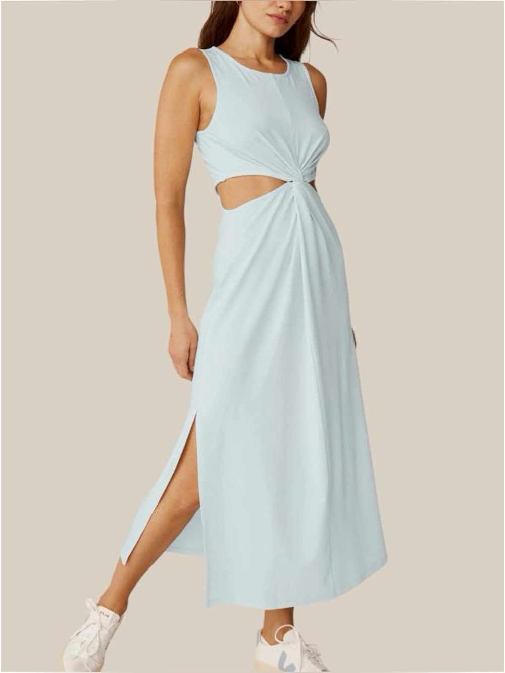Beyond Yoga Around The World Front Twist Dress